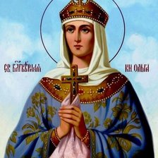 Схема вышивки «св. Ольга»