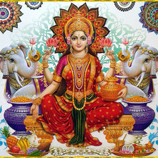 Схема вышивки «Лакшми»