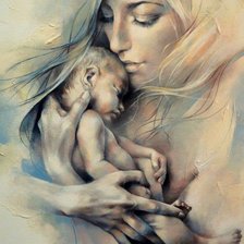 Схема вышивки «macierzyństwo»