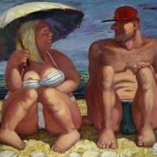 Схема вышивки «У МОРЯ»