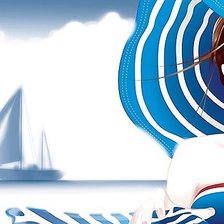 Схема вышивки «Девушка»