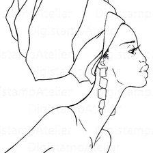 Схема вышивки «Африка»