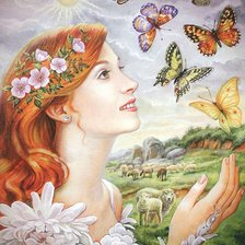 Схема вышивки «весна»