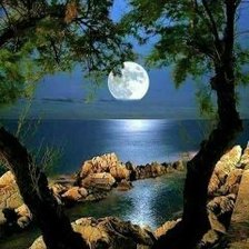 Схема вышивки «Лунная дорожка»