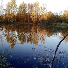 Схема вышивки «дачное озеро»