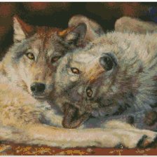 Схема вышивки «Счастливая пара»