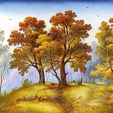 Схема вышивки «Пейзаж.»