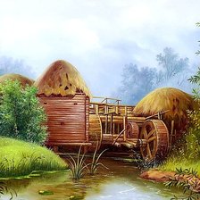 Схема вышивки «Пейзаж.»