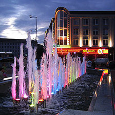 Схема вышивки «Цветные фонтаны»