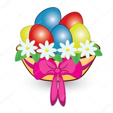 Схема вышивки «Пасхальная корзинка»