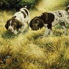 Схема вышивки «Охота»