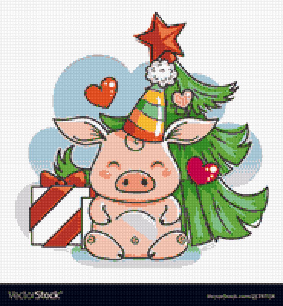 поросенок - поросеночек! символ года 2119 - предпросмотр