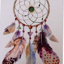 Схема вышивки «Ловец снов»