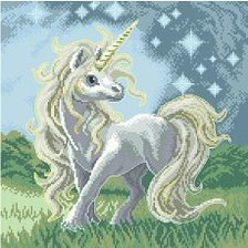 Схема вышивки «Единорог»