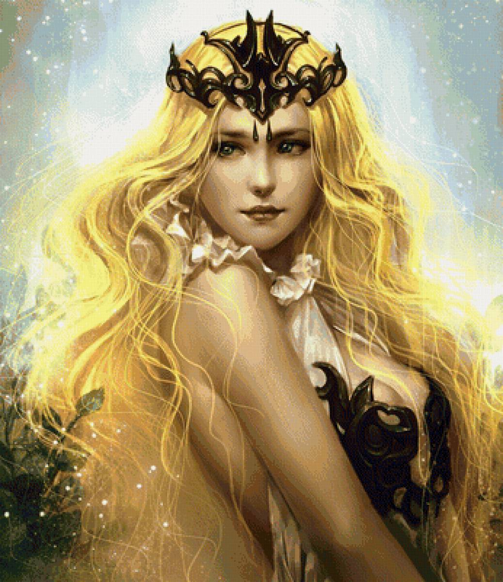 ЛЕСНАЯ КОРОЛЕВА - королева, лес, корона - предпросмотр