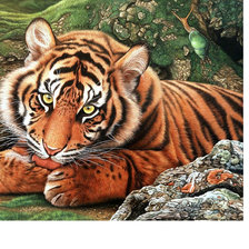 Схема вышивки «Тигренок»