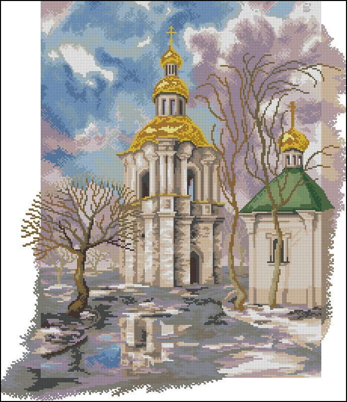 Весенний церковный звон - церковь - оригинал