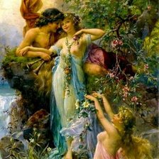 Схема вышивки «ангелы»