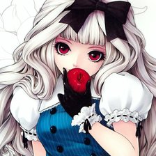 Схема вышивки «девушка»