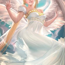 Схема вышивки «Ангел»