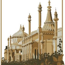 Схема вышивки «Восточный дворец»