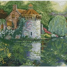 Схема вышивки «Замок Скотни (Великобритания)»