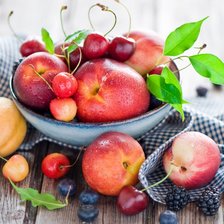 Схема вышивки «Фрукты»