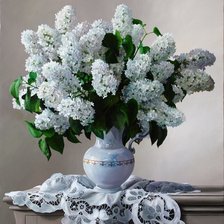 Схема вышивки «Сирень»