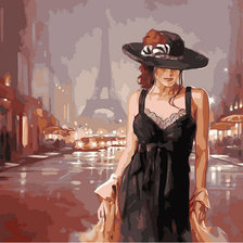 Схема вышивки «париж»