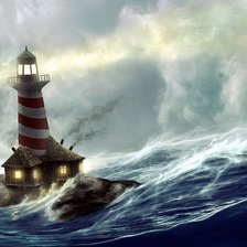 Схема вышивки «маяк»