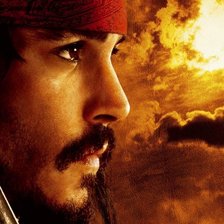 Схема вышивки «Джек Воробей»