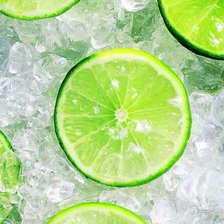 Схема вышивки «Лайм со льдом»