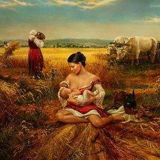 Схема вышивки «Жатва»