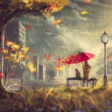 Схема вышивки «Осень»