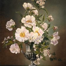 Схема вышивки «Цветы»