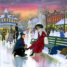 Схема вышивки «на катке»