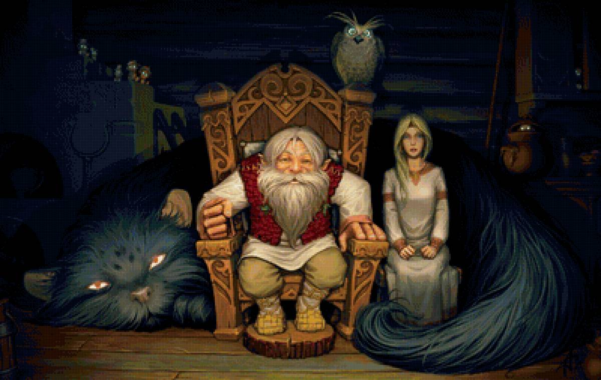 Домовой - сказка, домовой - предпросмотр