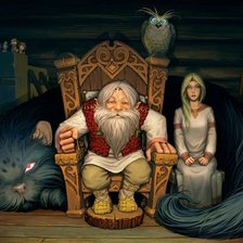 Схема вышивки «Домовой»