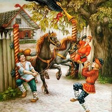 Схема вышивки «сказка»