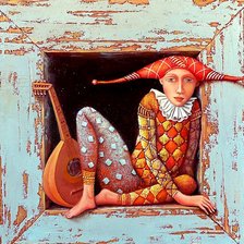 Схема вышивки «Шут.»