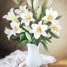 Схема вышивки «Лилии»