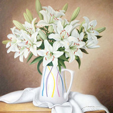 Схема вышивки «Лилии»