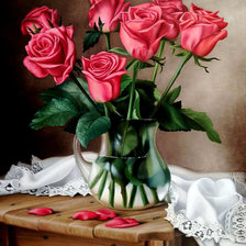 Схема вышивки «Розы»