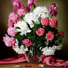 Схема вышивки «Букет»