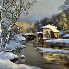 Схема вышивки «Пейзаж»