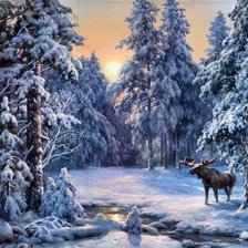 Схема вышивки «Пейзаж»