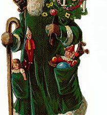 Схема вышивки «Дед мороз»