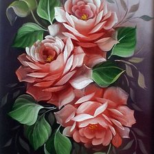 Схема вышивки «Розы»