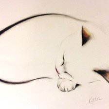 Схема вышивки «Кошка»