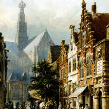 Схема вышивки «Городской пейзаж 2»